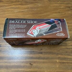 World Series Of Poker 4 Deck Dealer Premium Wooden Shoe Model No. 429W-WSOP